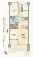 間取り　※家具などは販売価格に含まれません